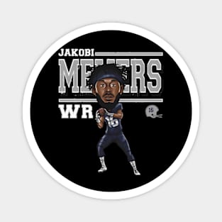 Jakobi Meyers New England Cartoon Magnet